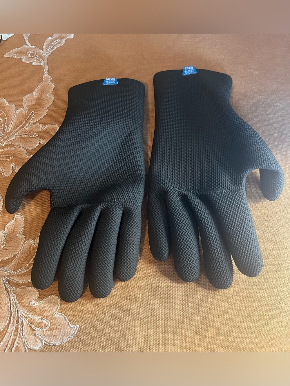 Glacier Gloves Black Men's Neoprene Gloves, Sz M